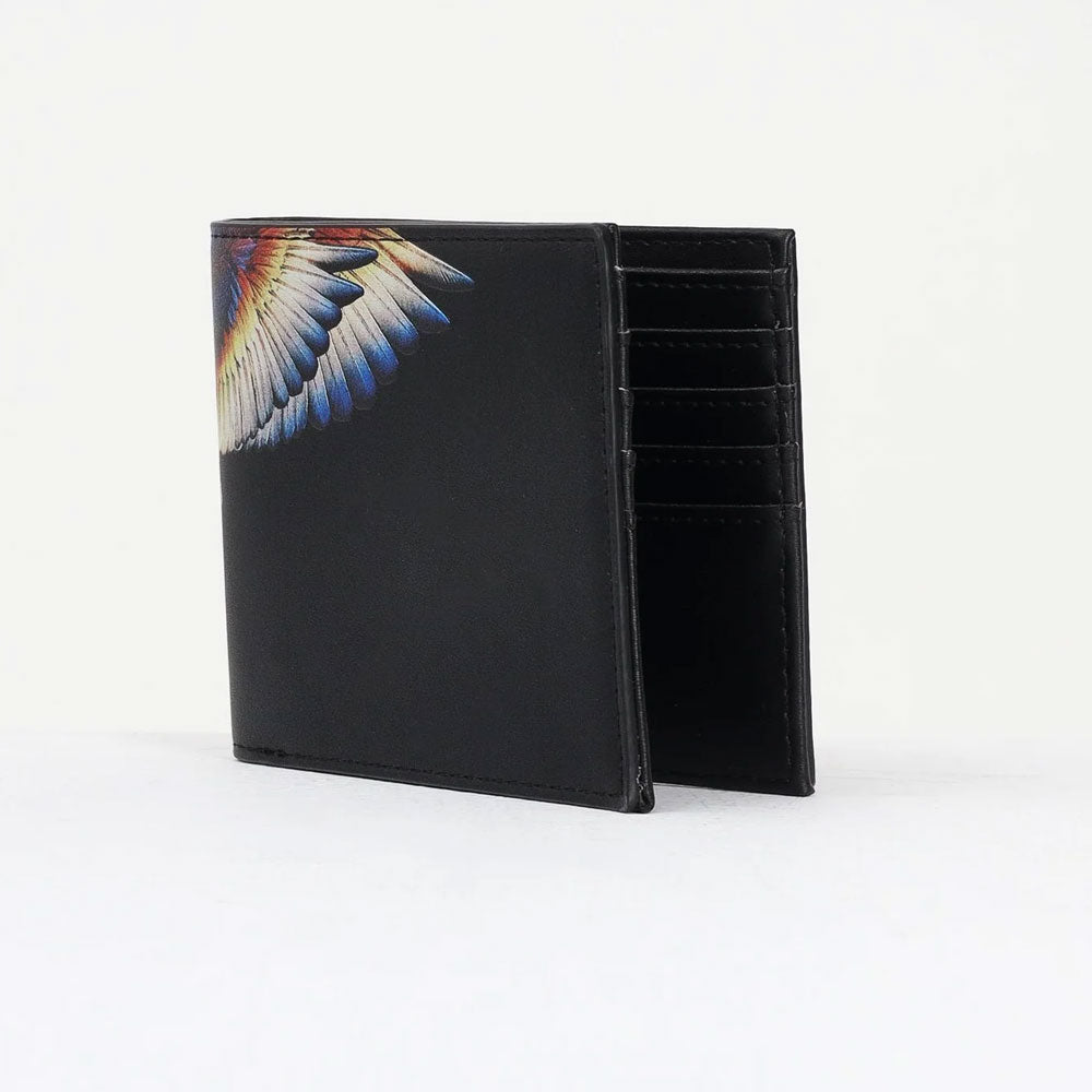 County of Milan Portafoglio con Stampa da Uomo Colore Nero