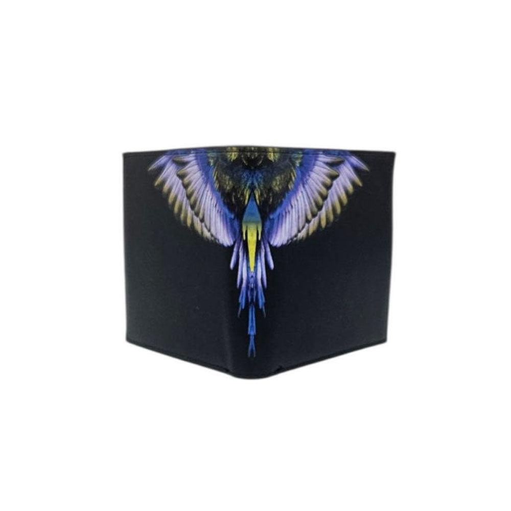 County of Milan Portafoglio senza Portamonete Colore Nero-Blu