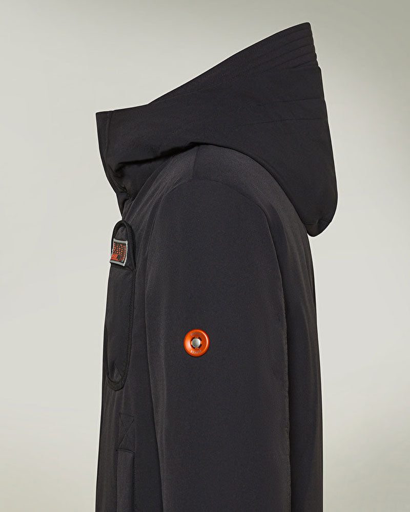 Dekker Giacca Tecnica Lasco BMAT con Dettagli a Lingotti da Uomo Colore Nero