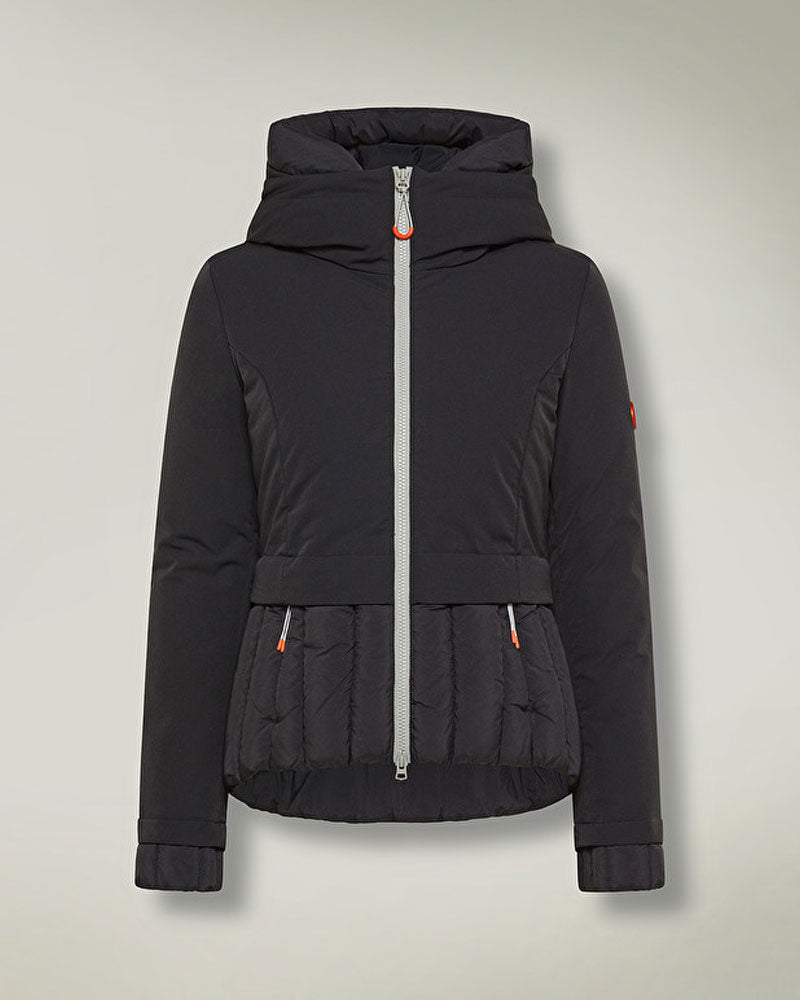 Dekker Piumino in Doppio Tessuto Fit Avvitato da Donna Colore Nero