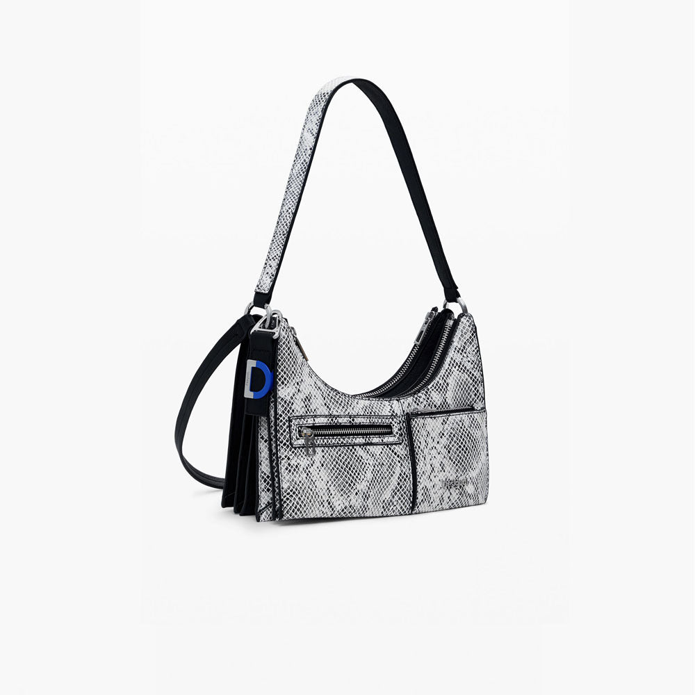 Desigual Borsa Piccola Bicolore Rimovibile Colore Nero