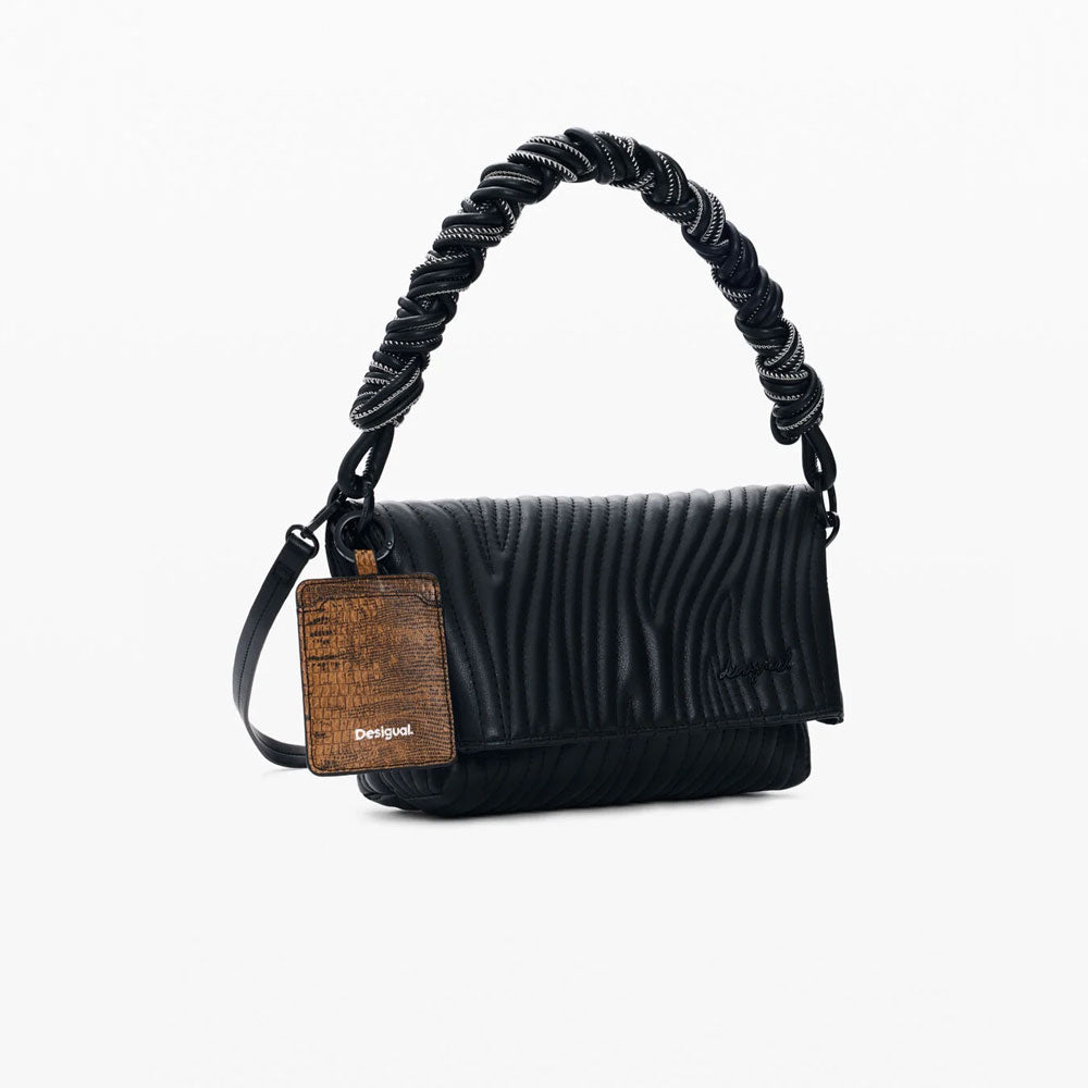 Desigual Borsa Piccola in Rilievo Colore Nero