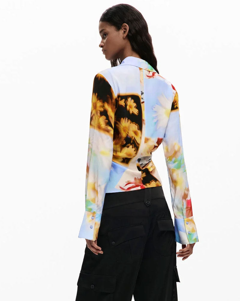 Desigual Camicia Fluida a Fiori