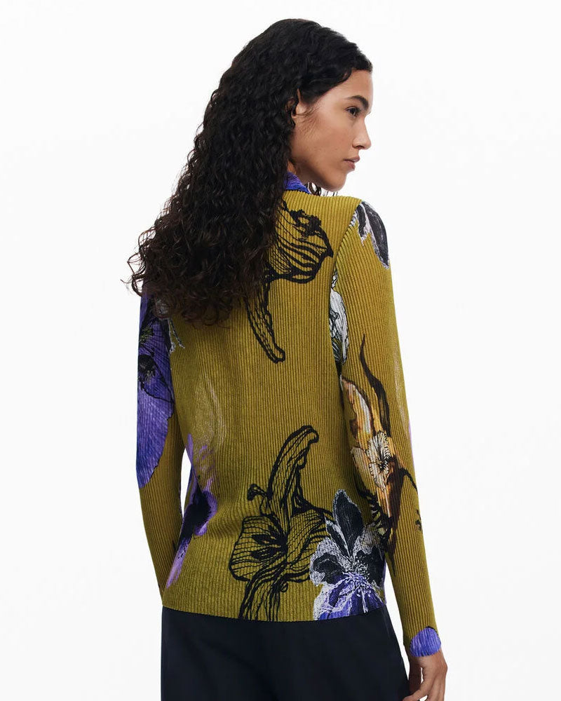 Desigual Maglietta Abbottonata By Mr. Christian Delacroix Multicolore