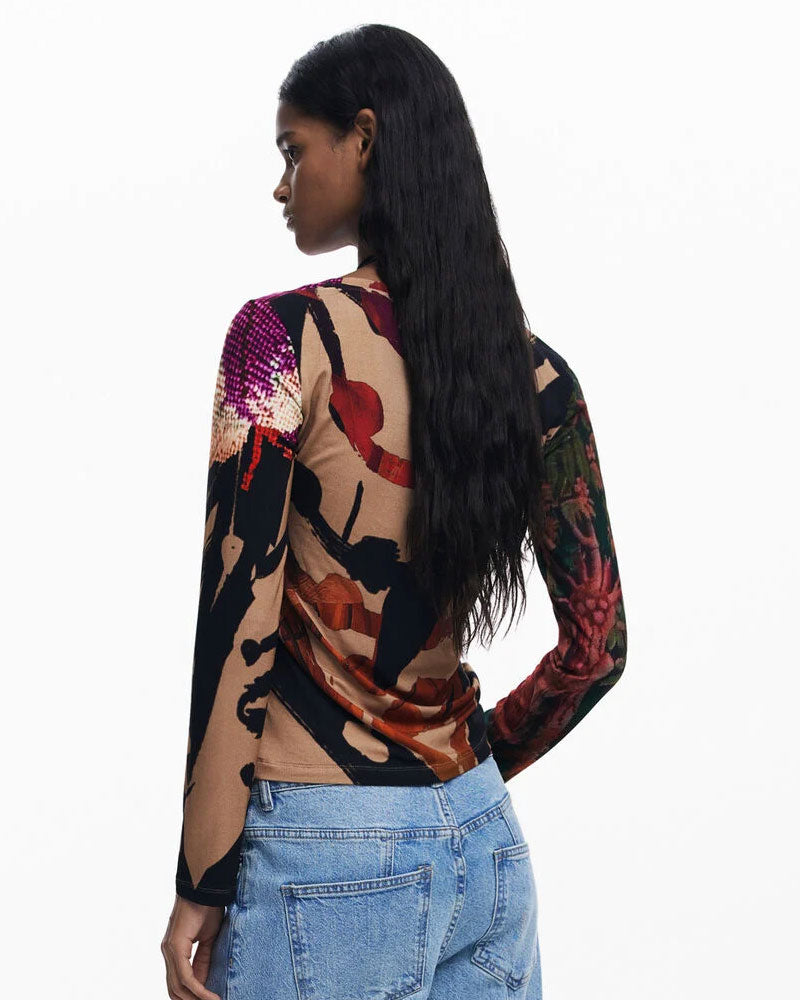 Desigual Maglietta By Mr. Christian Delacroix Multicolore