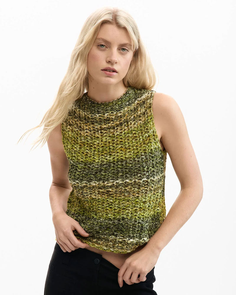 Desigual Maglietta Crochet Colore Verde