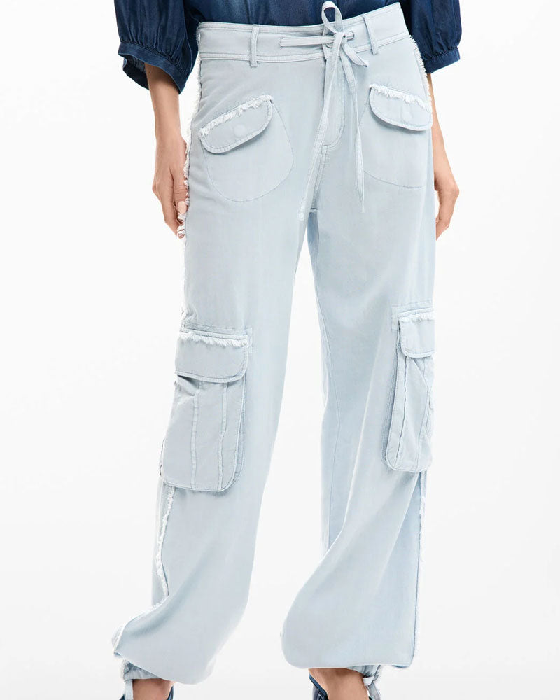 Desigual Pantalone Cargo Con Tasche