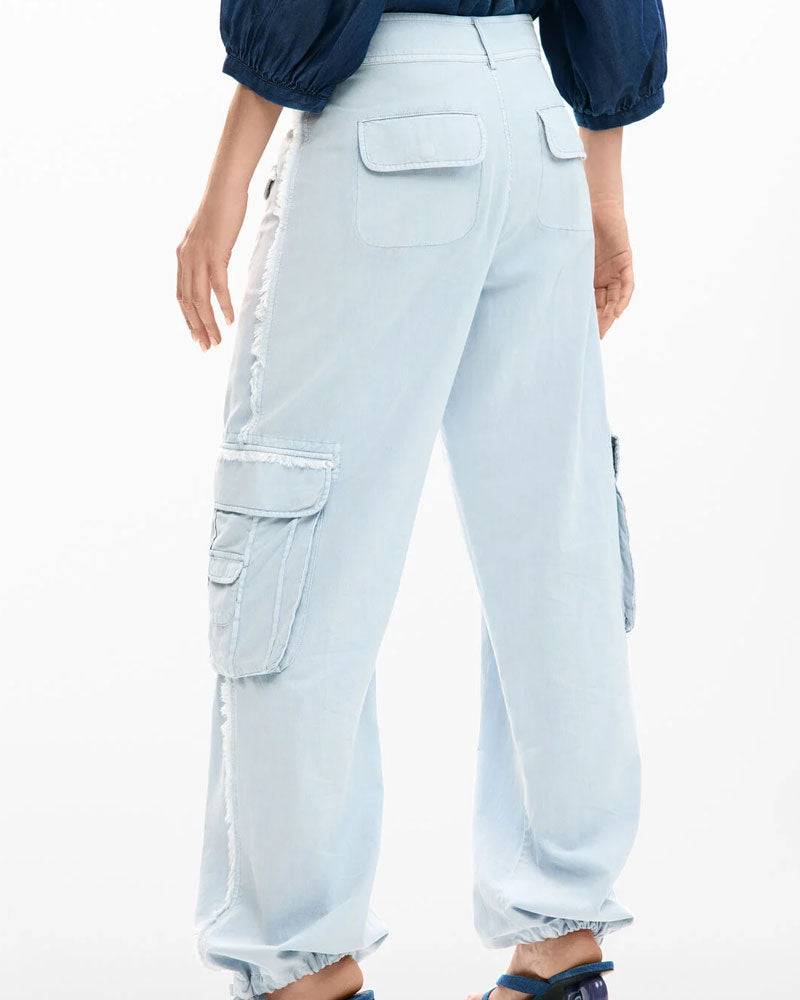 Desigual Pantalone Cargo Con Tasche