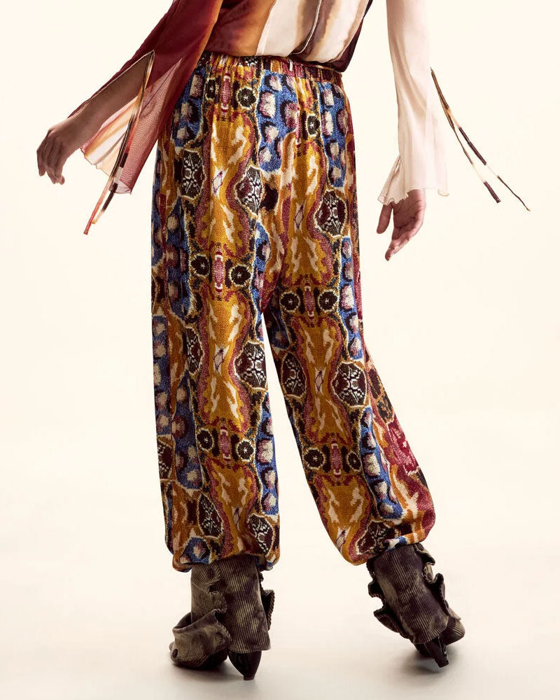 Desigual Pantalone Palazzo Disegnato da Mr. Christian Lacroix