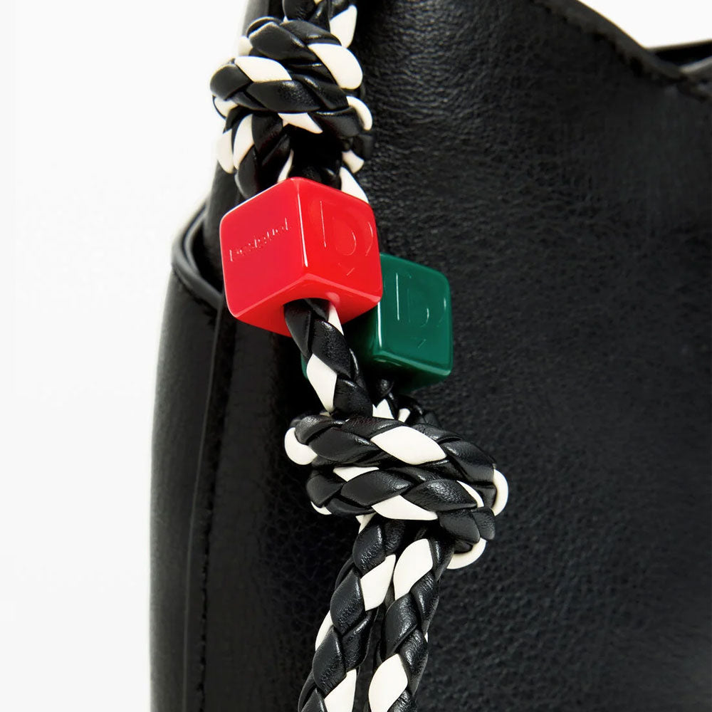 Desigual Porta Cellulare con Charms Colore Nero