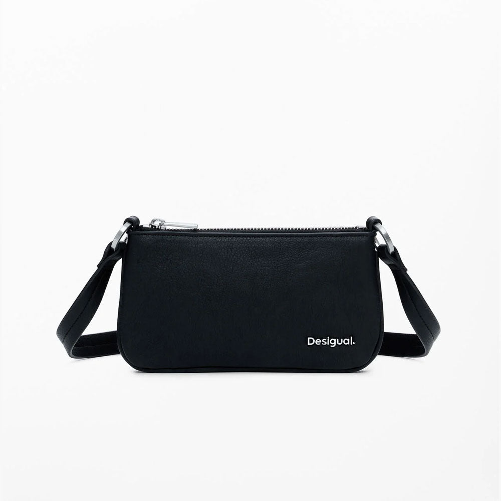 Desigual Portafoglio 2in1 Serpente Grande da Donna Colore Nero 3