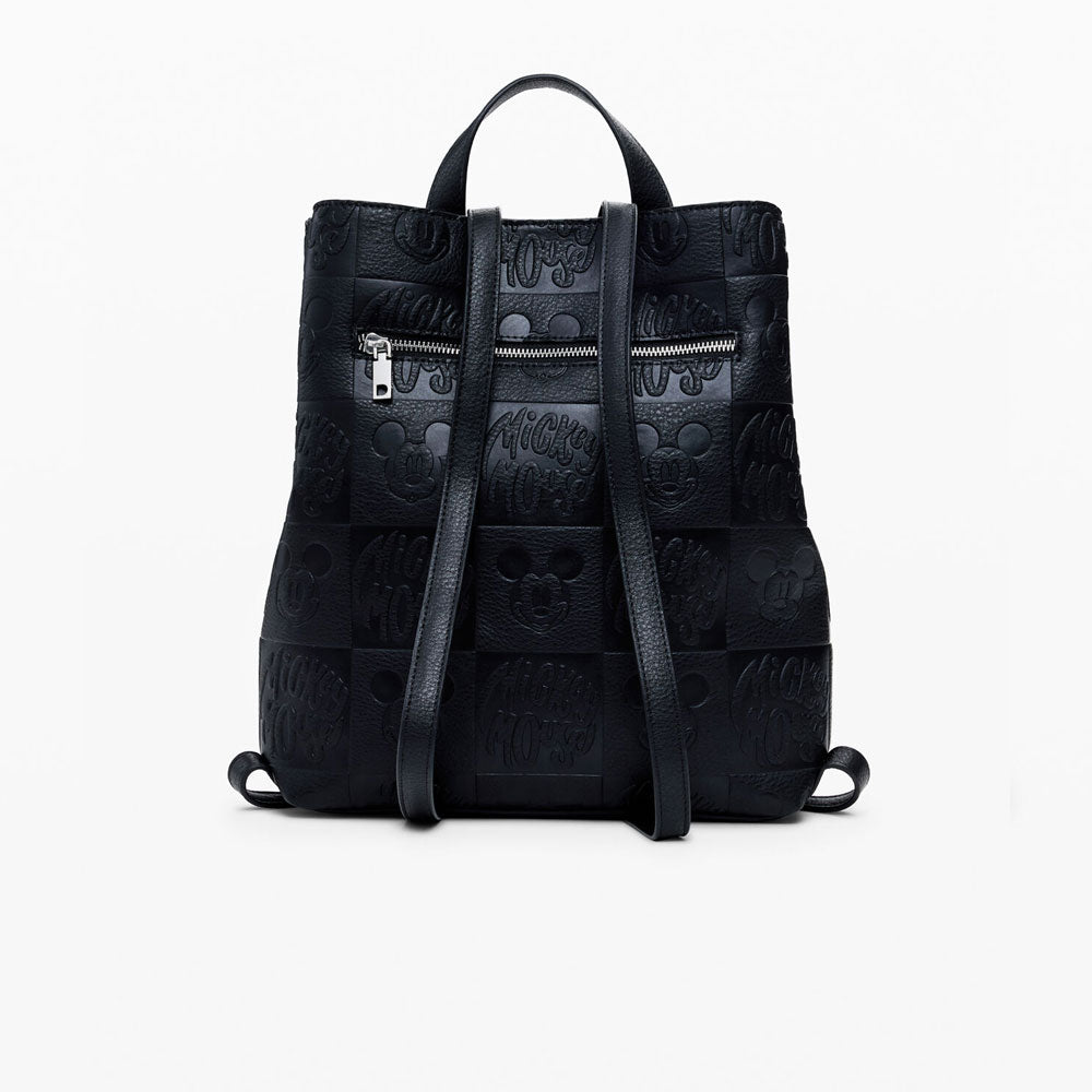 Desigual Zaino Convertibile Mickey Medio da Donna Colore Nero 3
