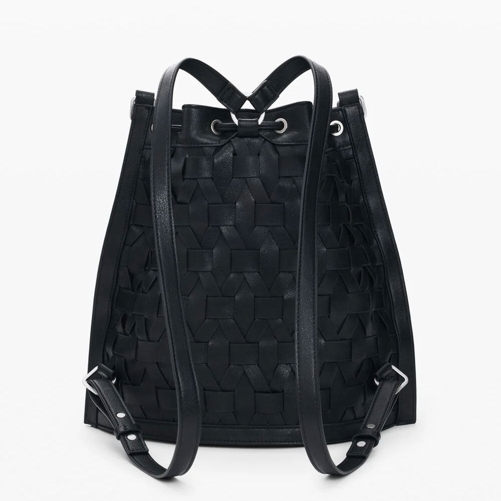 Desigual Zaino Intrecciato Colore Nero
