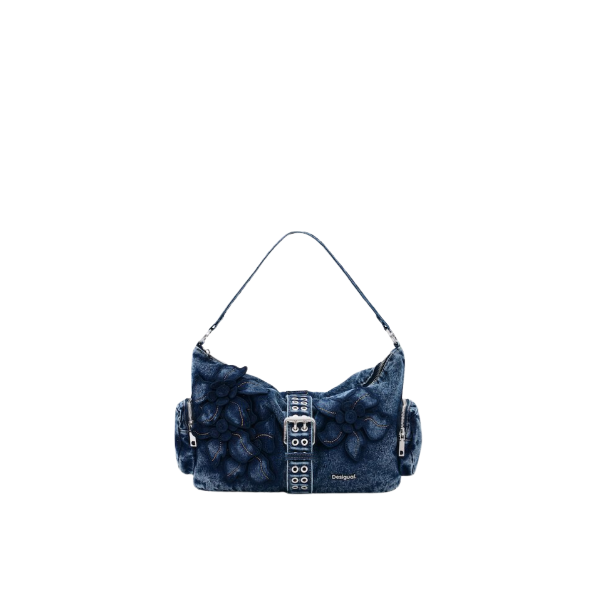 Desigual Borsa Colore Blu Denim