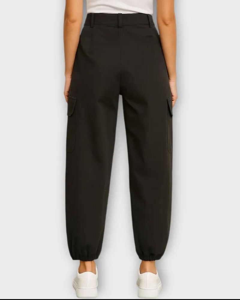 Disclaimer Pantalone Cargo Over da Donna Colore Nero