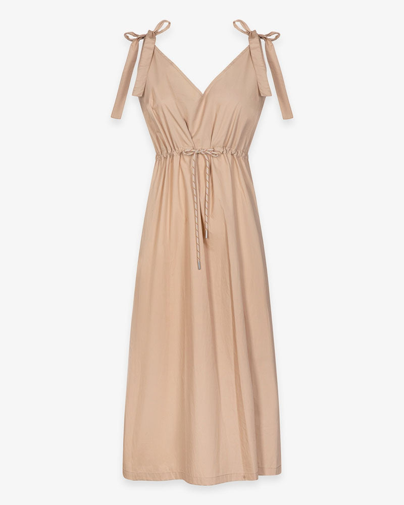 Gaelle Abito Midi con Spallina Fusciacca Colore Beige