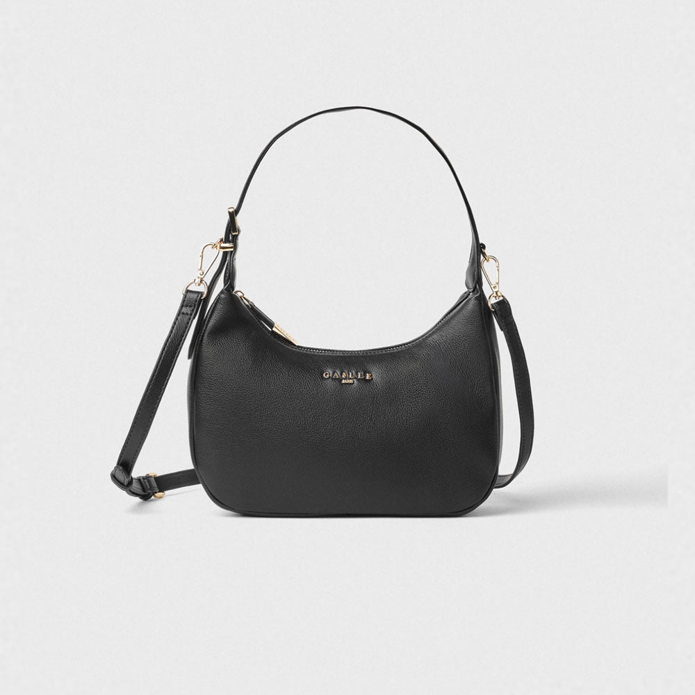 Gaelle Borsa Regular Hobo Bottalato Colore Nero