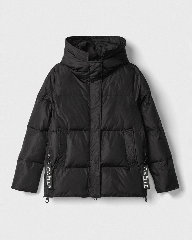 Gaelle Piumino Manica Lunga con Tirazip Logato da Donna Colore Nero