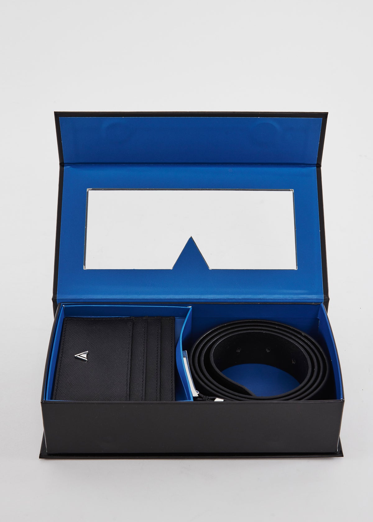 Gaudì Set Regalo Uomo Cintura e Portacarte Colore Nero