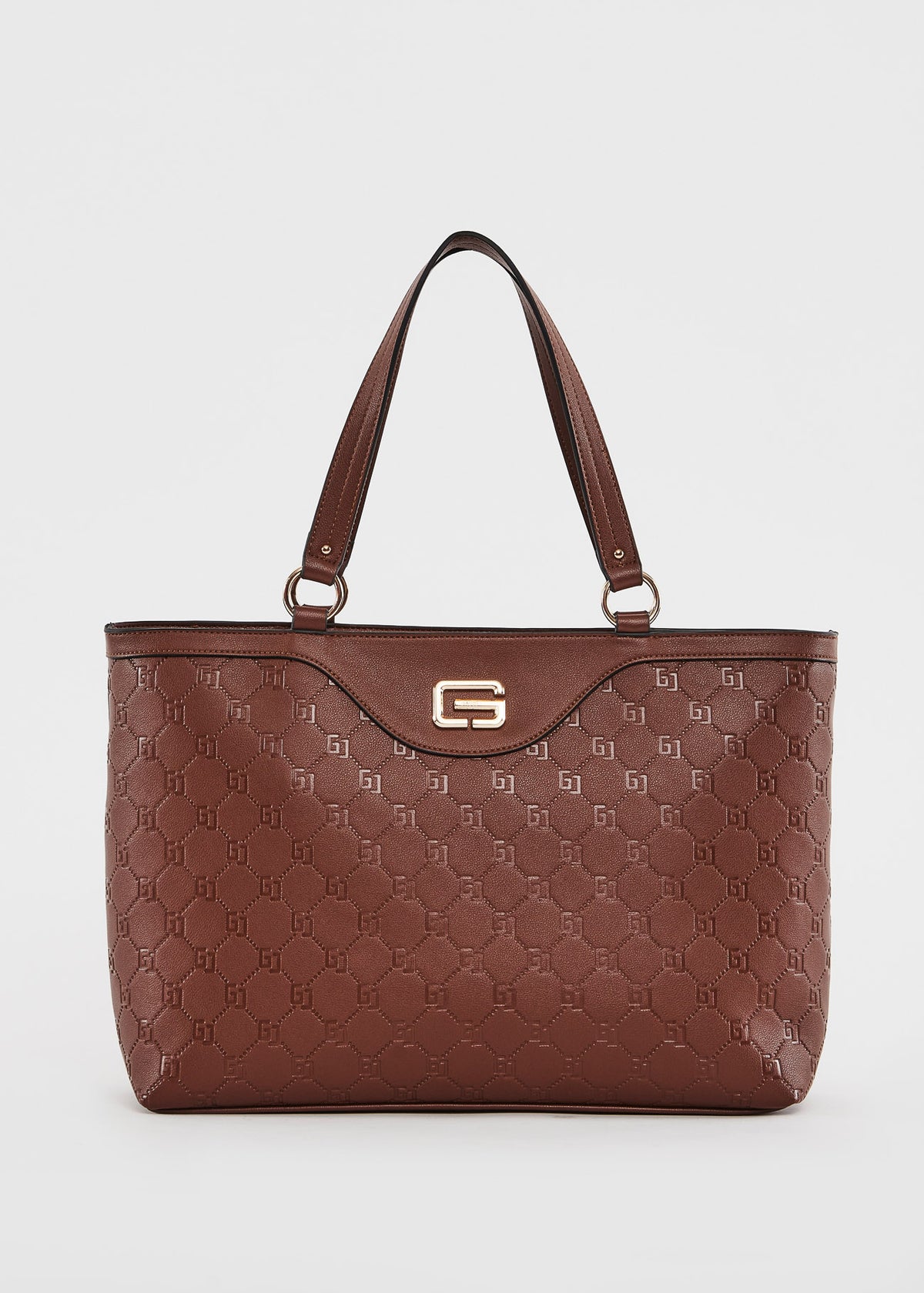 Gaudì Shopper Logata Colore Cuoio
