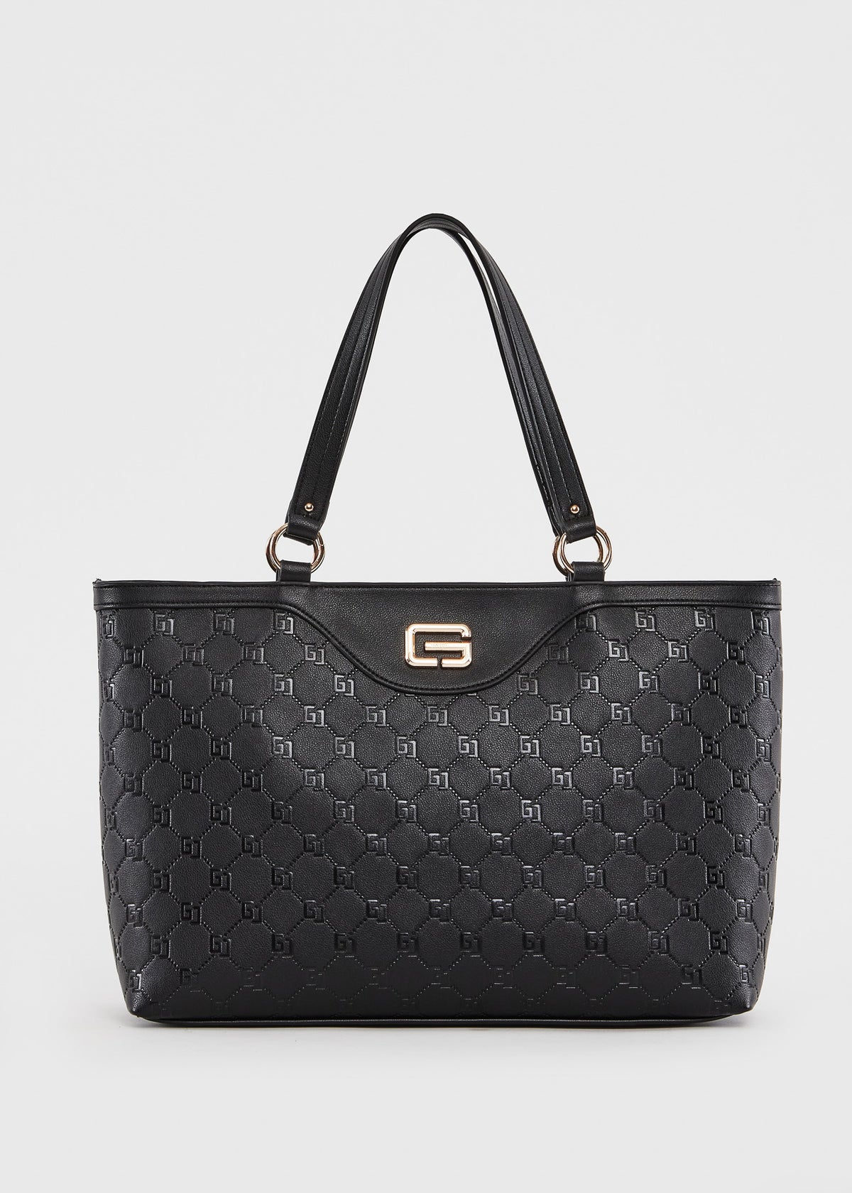 Gaudì Shopper Logata Colore Nero