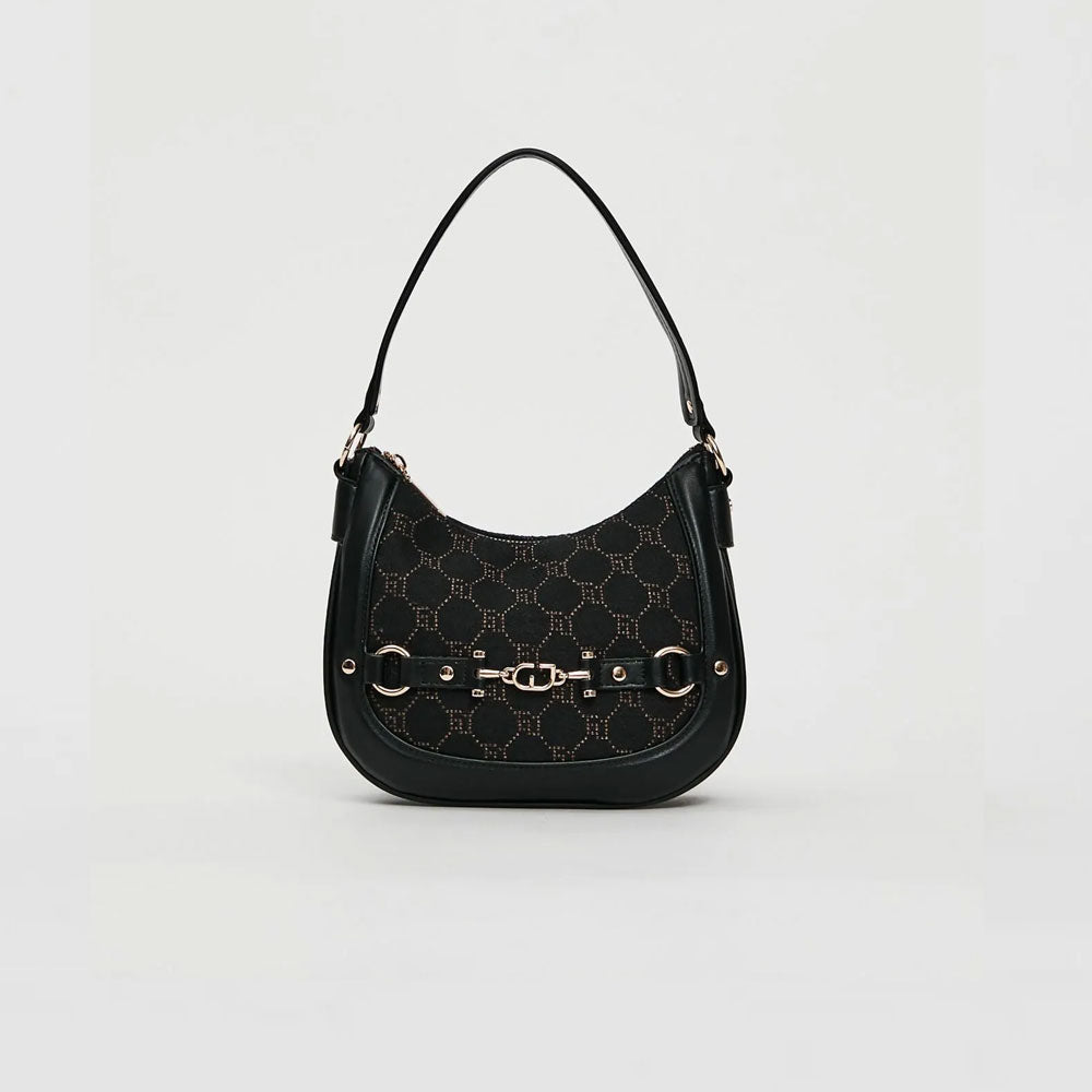 Gaudì Borsa Mini con Logo Jacquard Colore Nero