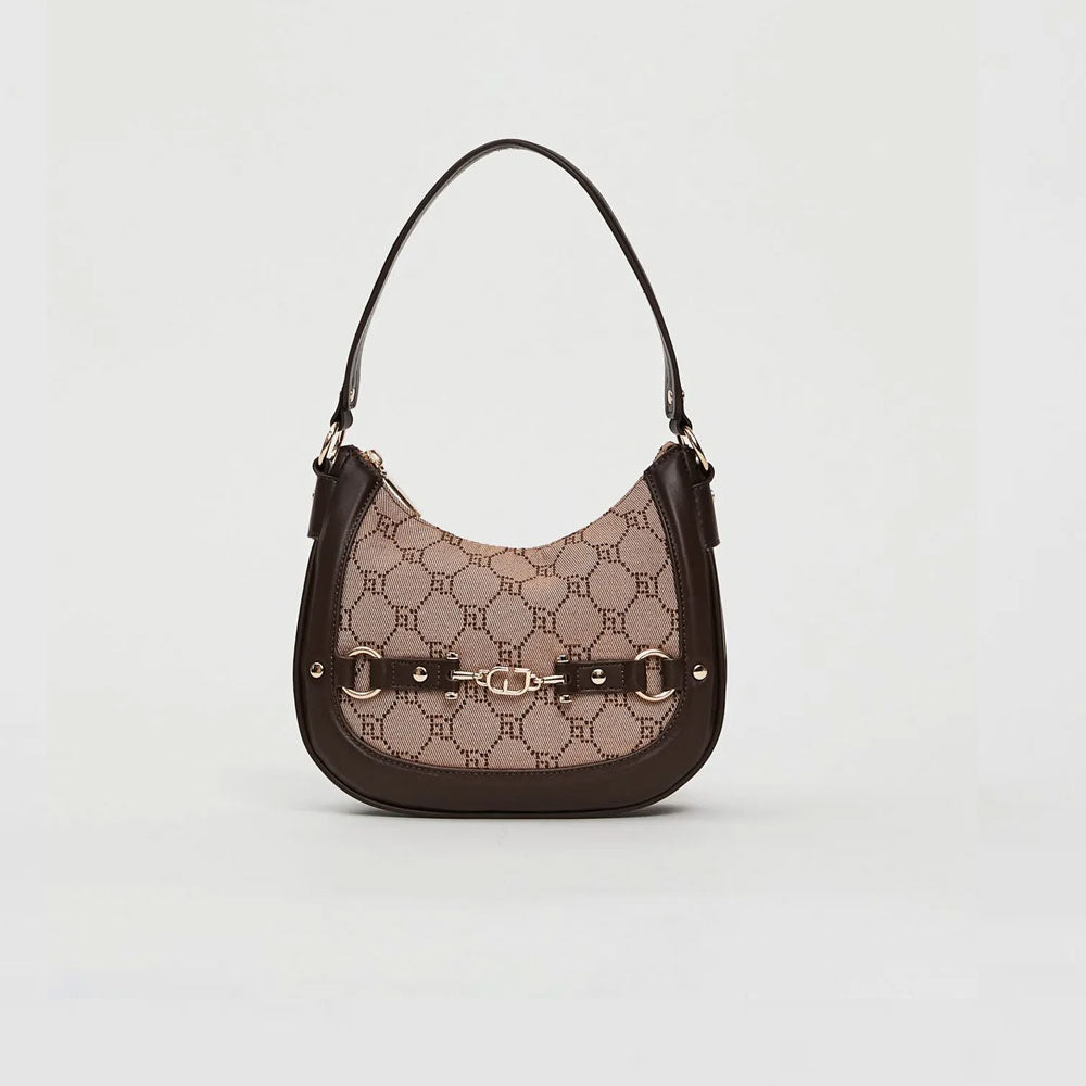 Gaudì Borsa Mini con Logo Jacquard Colore Tan