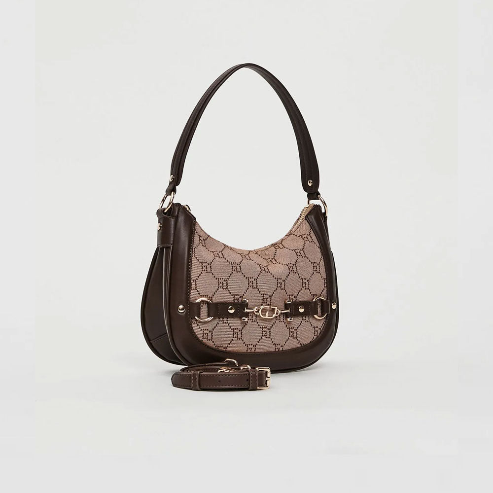 Gaudì Borsa Mini con Logo Jacquard Colore Tan