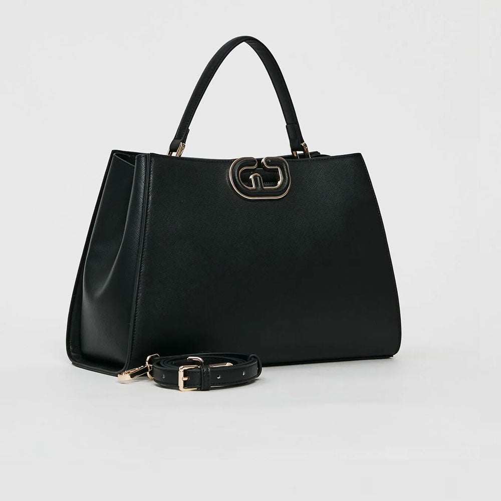 Gaudì Borsa Top Handle Large in Similpelle Colore Nero
