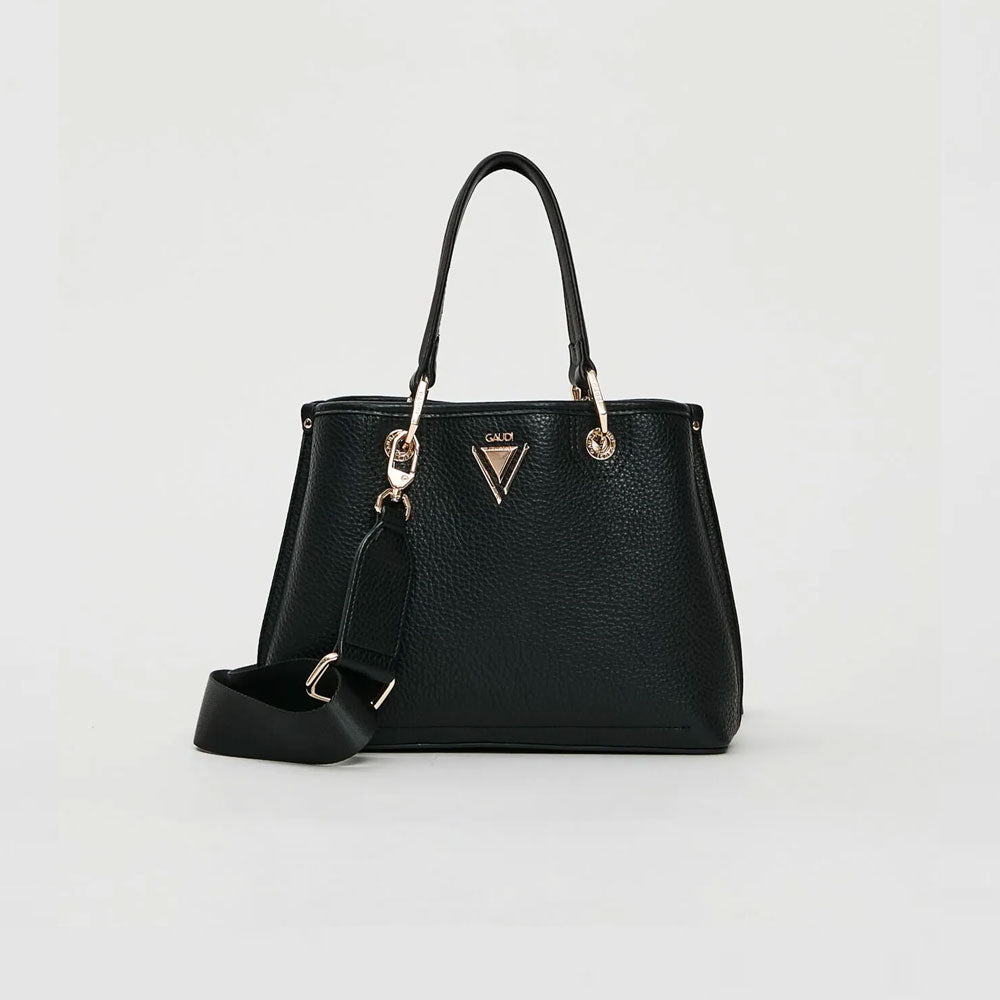Gaudì Borsa Top Handle Medium in Similpelle Colore Nero