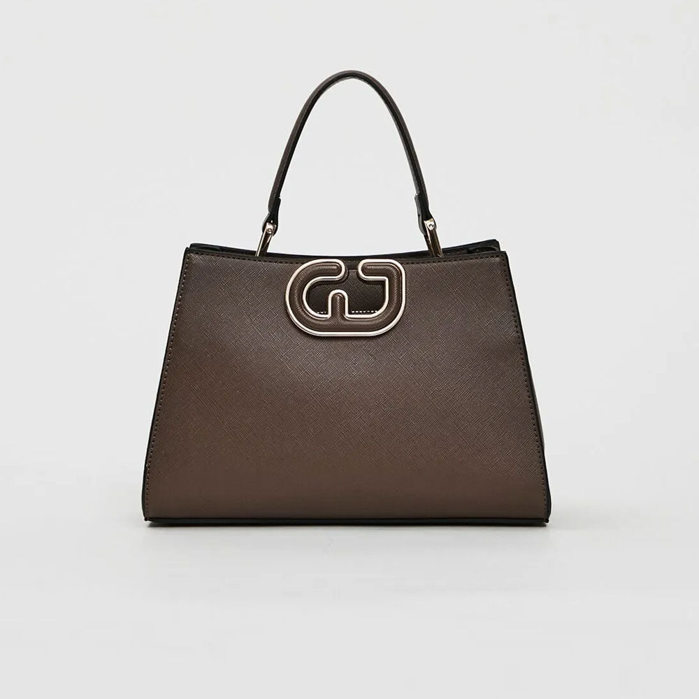 Gaudì Borsa Top Handle in Similpelle Colore Tortora