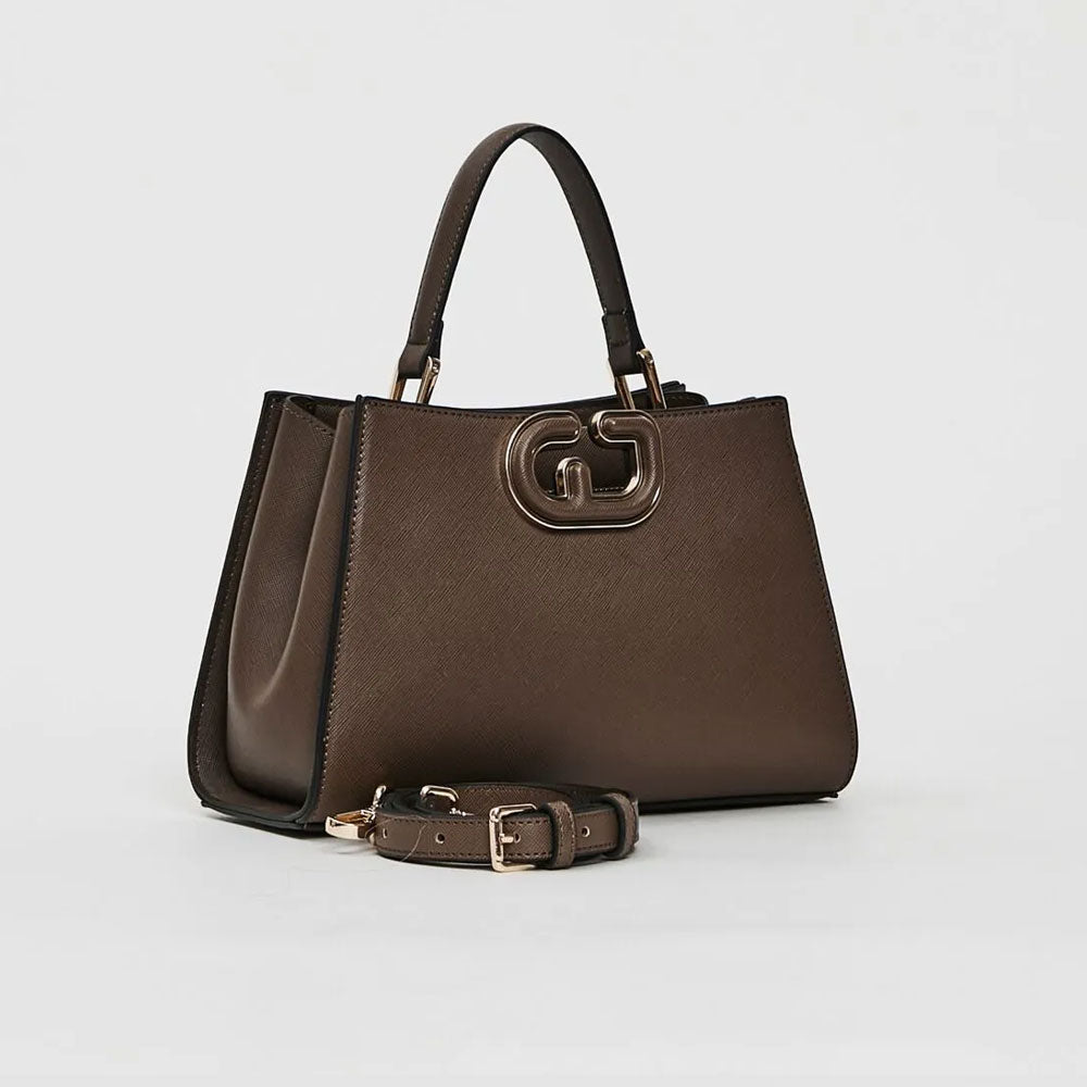 Gaudì Borsa Top Handle in Similpelle Colore Tortora