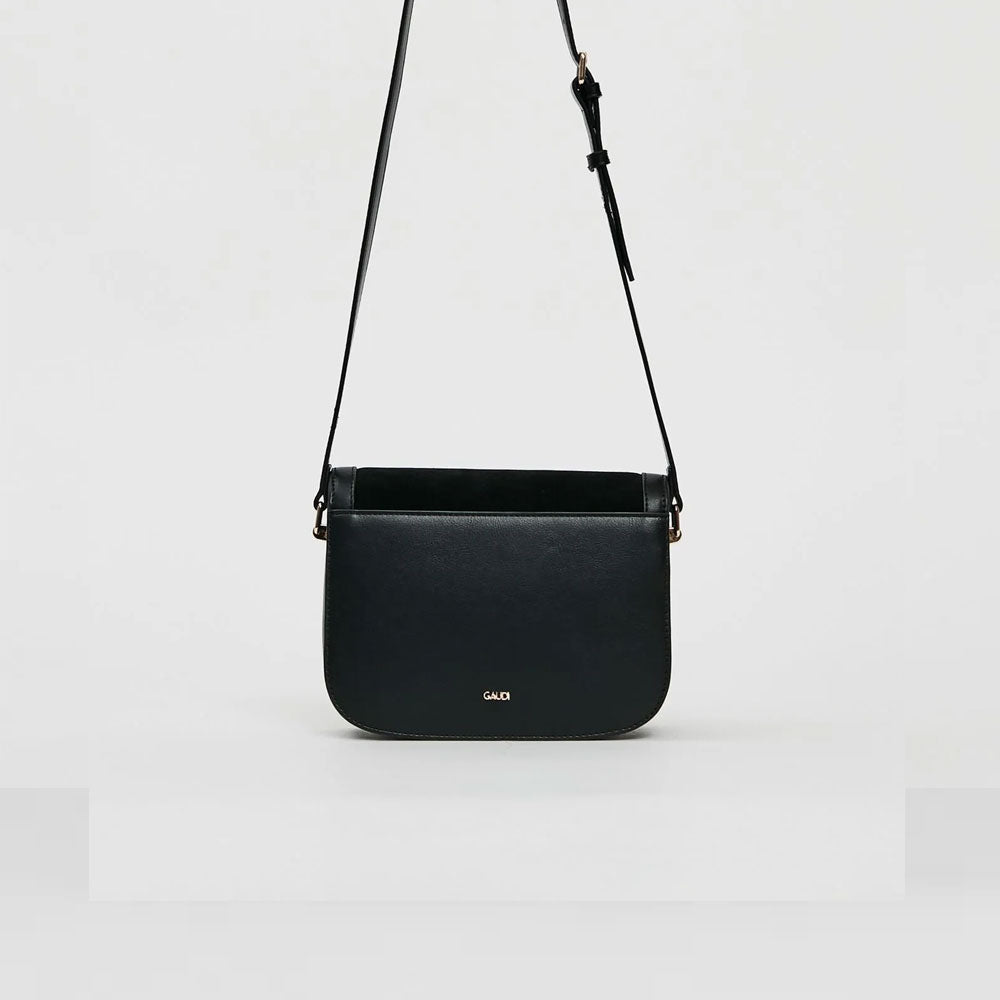 Gaudì Borsa con Tracolla Small in Suede Colore Nero