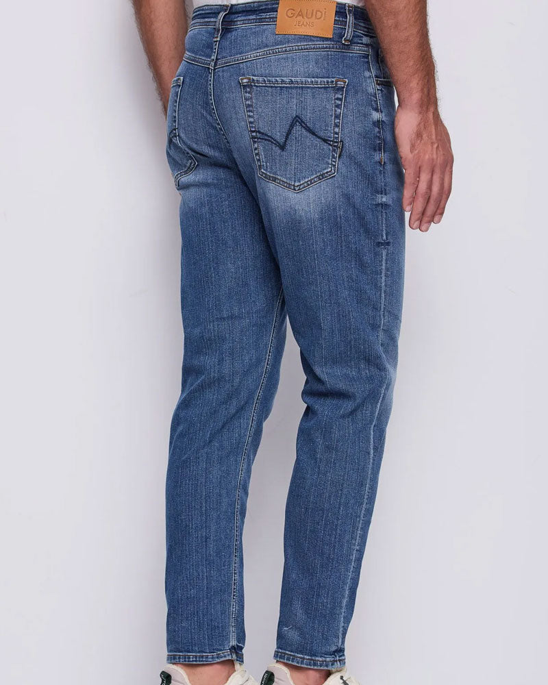 Gaudì Jeans Tapered in Cotone da Uomo