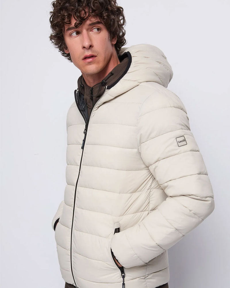 Gaudì Piumino in Nylon Trapuntato da Uomo Colore Bianco