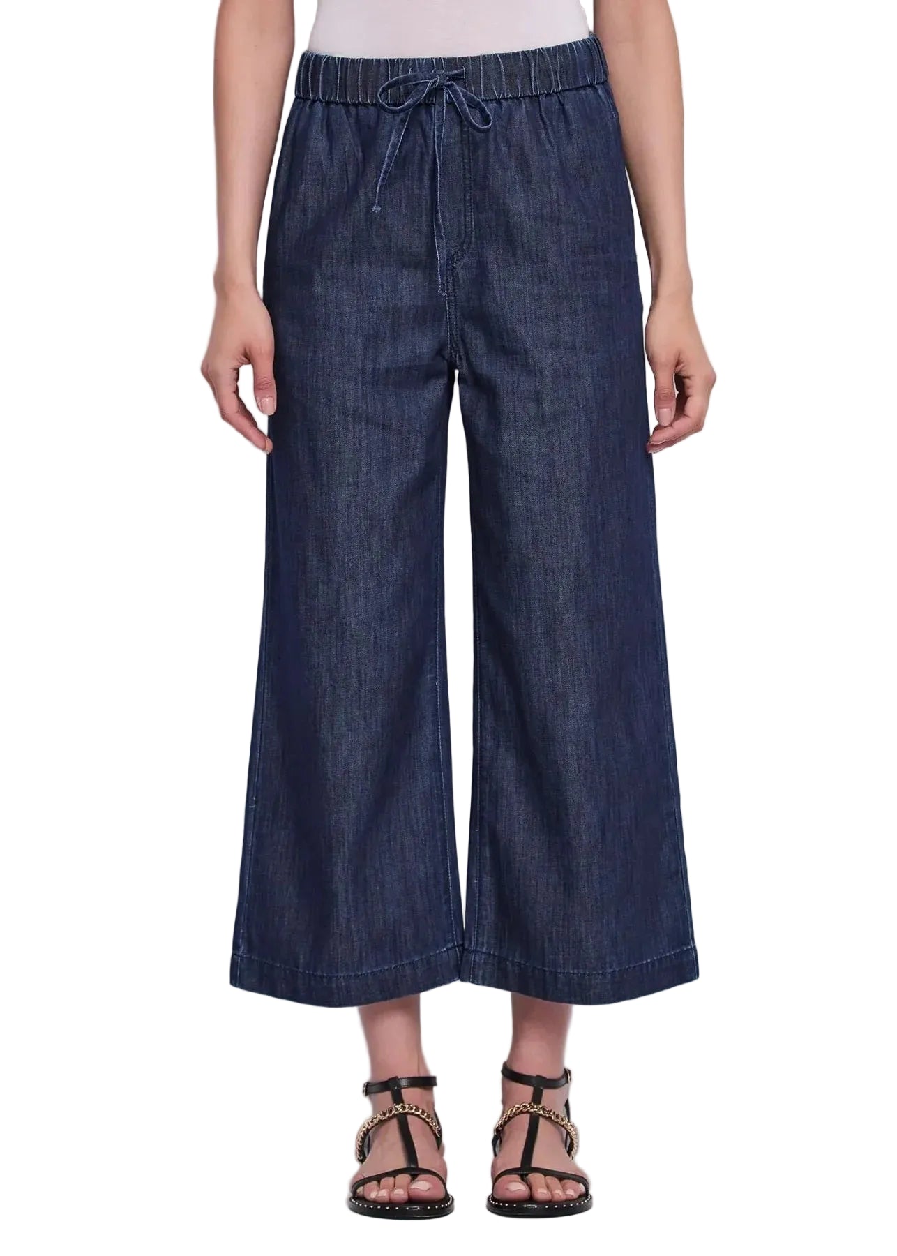 Gaudi Jeans wide leg da donna con coulisse
