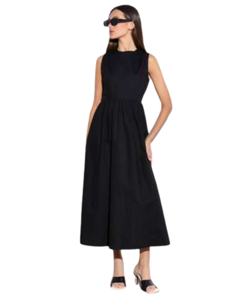 Glamours Abito Colore Nero
