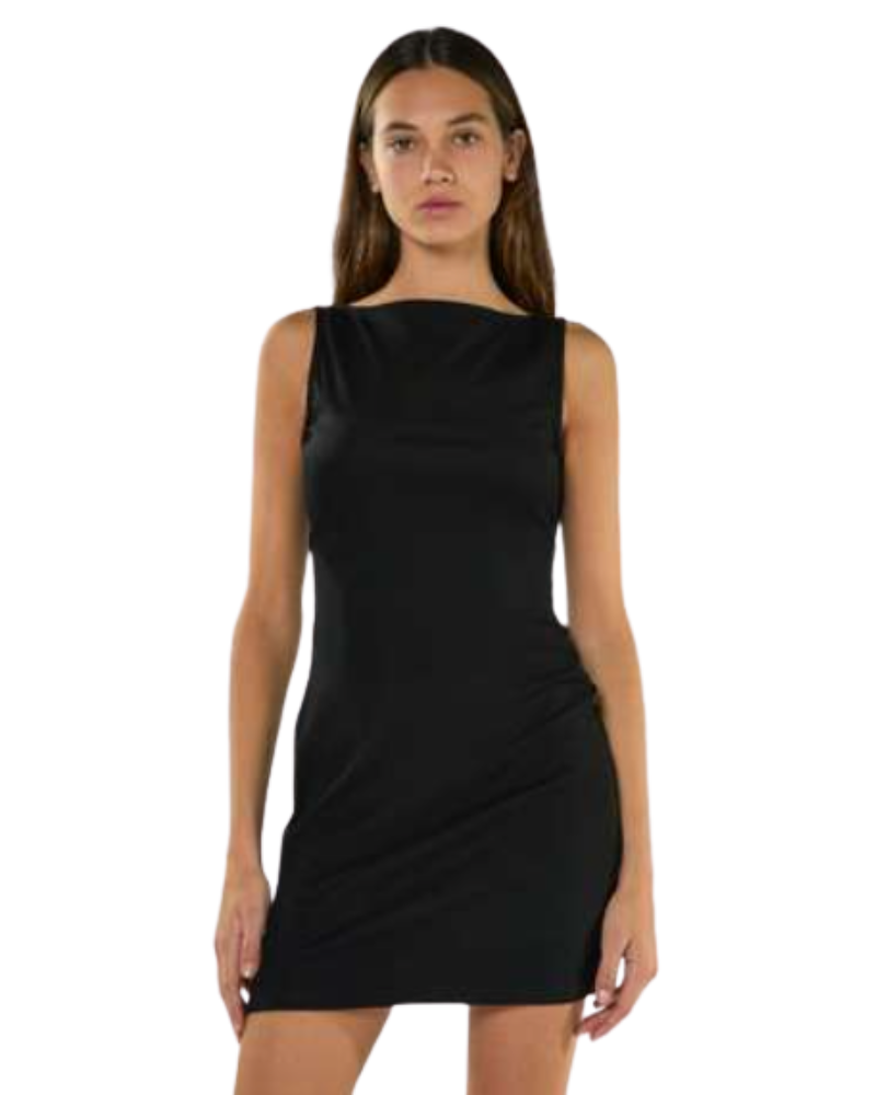 Glamours Abito Mini Colore Nero