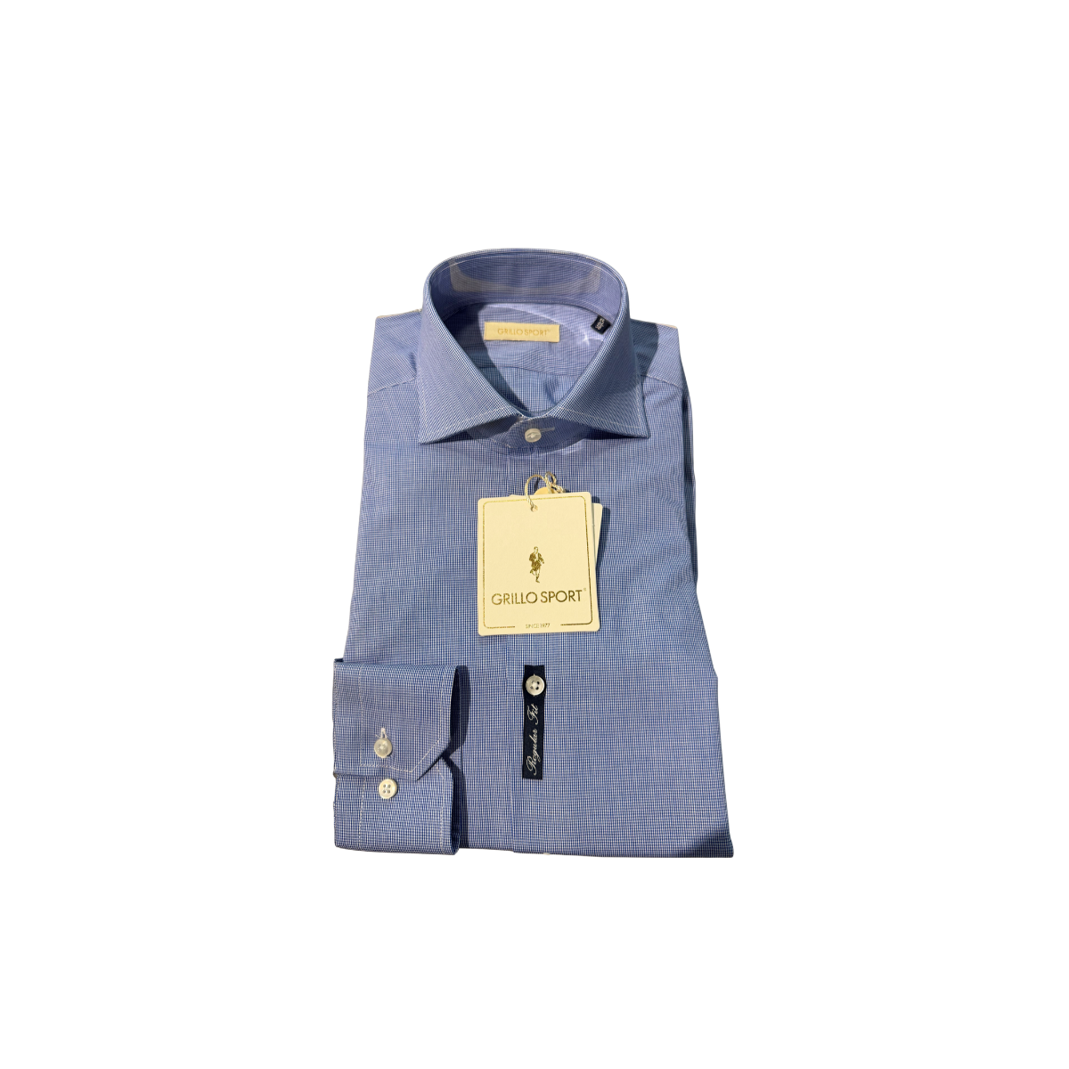 Grillo Sport Camicia Uomo Regular Fit Colore Blu