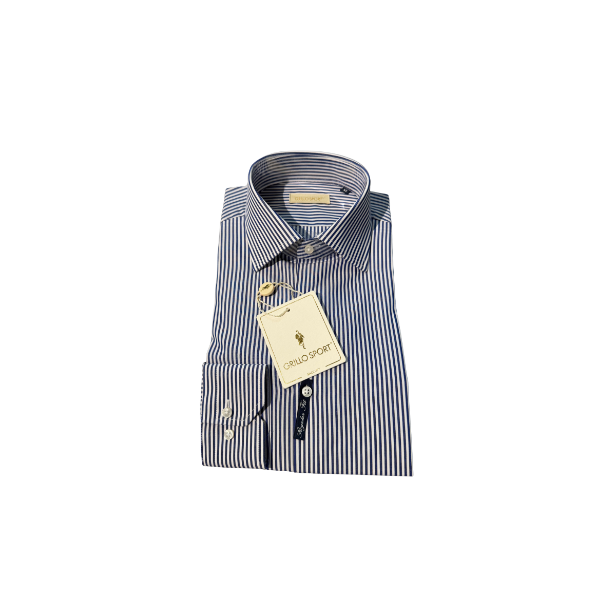 Grillo Sport Camicia Uomo Regular Fit a Righe