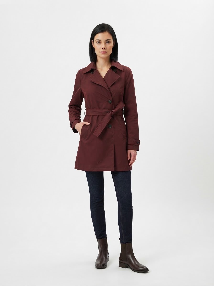Grillo Sport Trench Colore Bordeaux