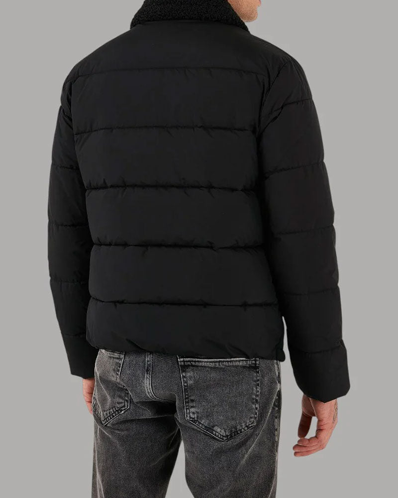 Guess Giacca Eco Montone da Uomo Colore Nero