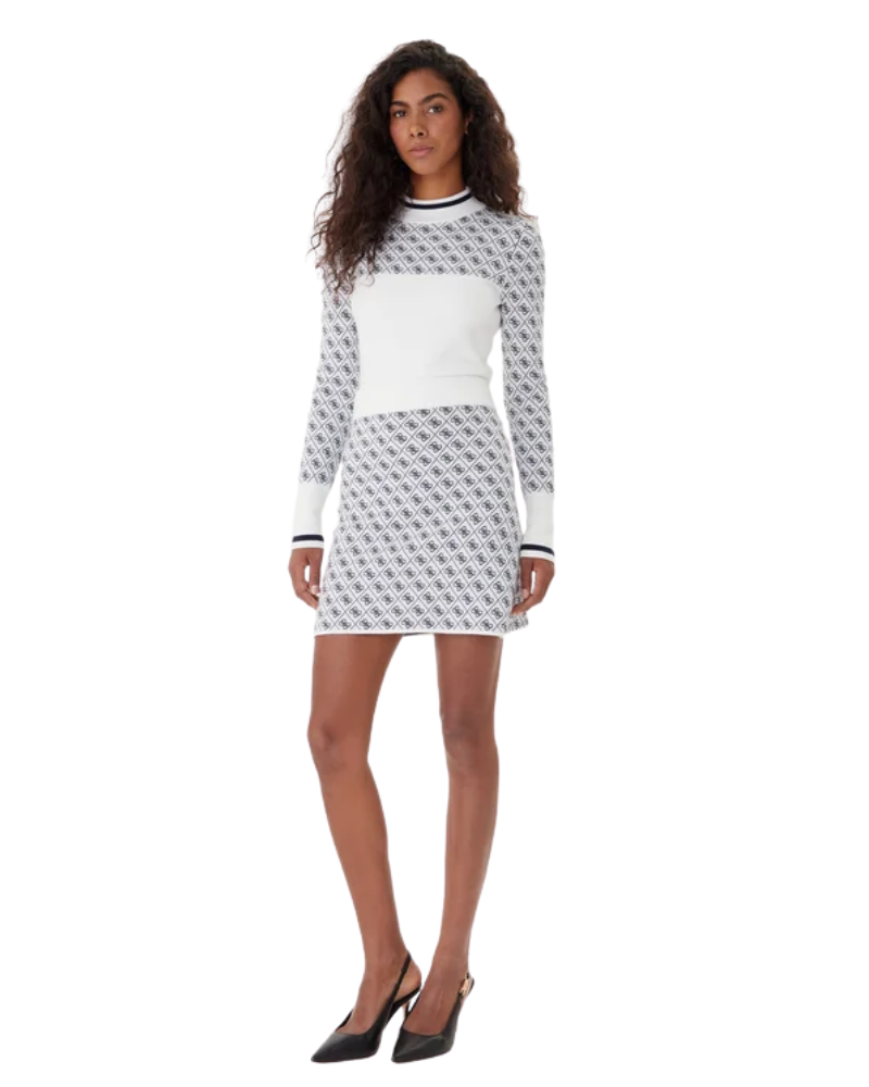 Guess Gonna a Matita Colore Bianco e Nero da Donna