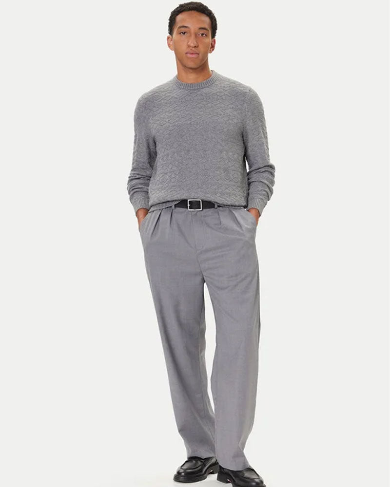Guess Maglione Regual Fit da Uomo Colore Grigio