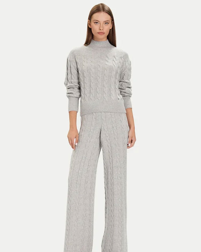 Guess Maglione in Misto Lana Colore Grigio da Donna