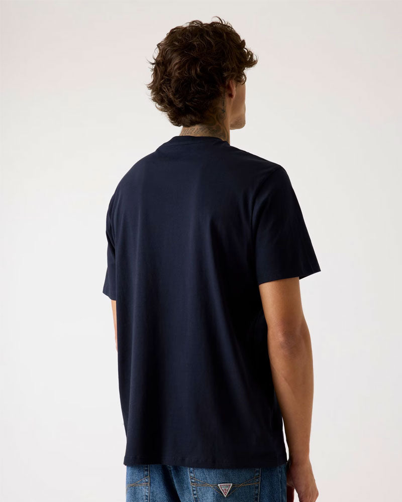 Guess T-Shirt con Logo 4G da Uomo Colore Blu