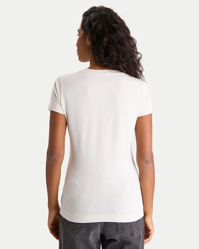 Guess T-Shirt con Stampa da Donna Colore Bianco