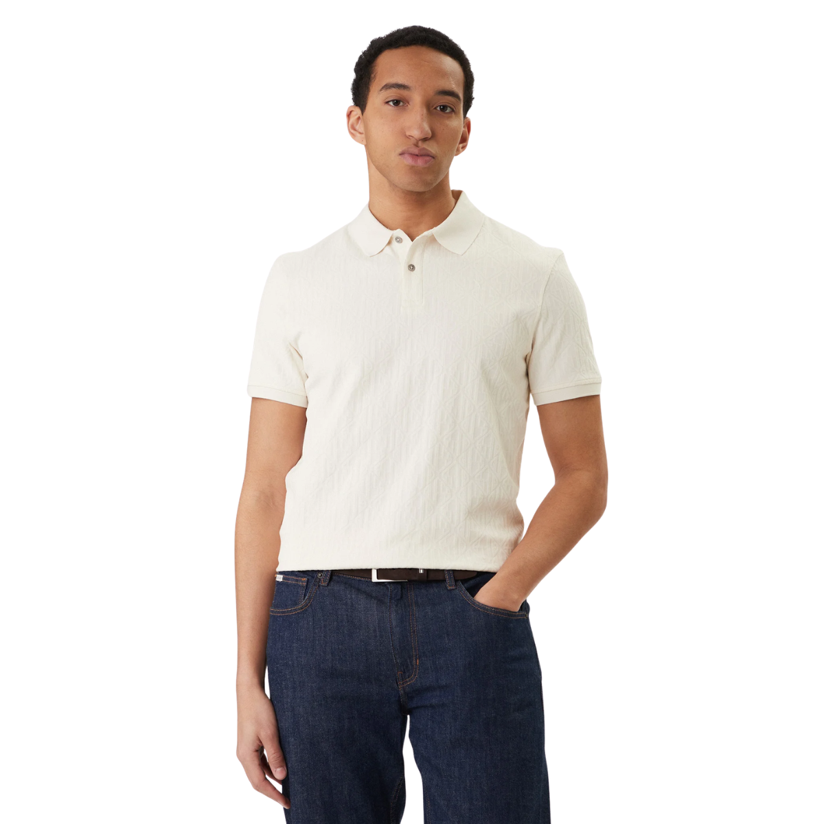 Guess Polo Uomo Colore Ecrù