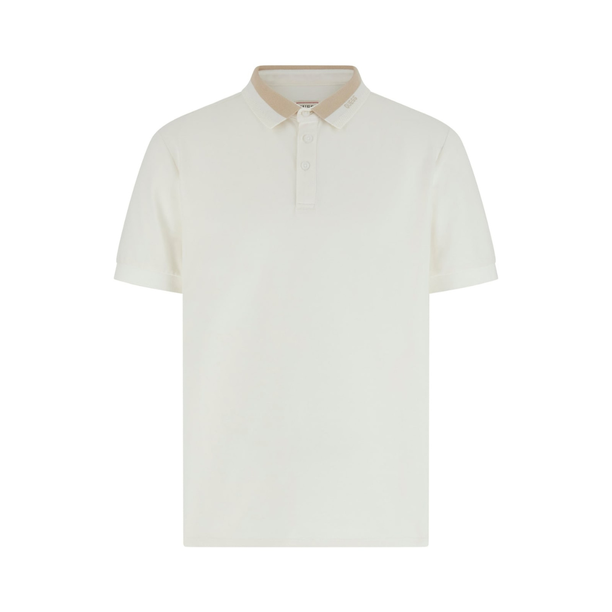 Guess Polo Uomo Manica Corta Colore Beige Light