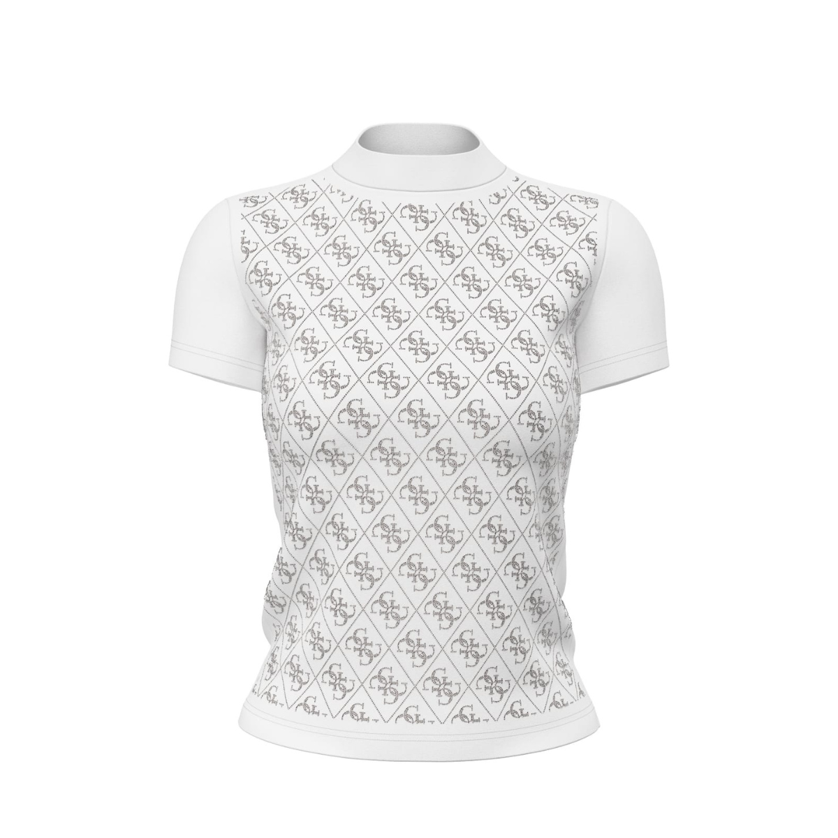 Guess T-Shirt Donna Colore Bianco